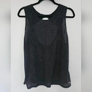 Joy Lab Snakeskin Burnout Tank Top Wmn Activewear Size Large